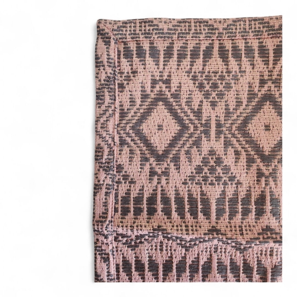 Anthropologie Square Cloth Napkins Pink & Gray - Picture 5 of 5